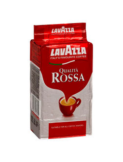 Кофе молотый Lavazza Qualita Rossa (Куалита Росса) в вакуумной упаковке 250г