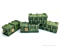 Ammo boxes (painted)