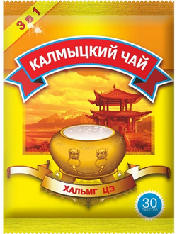 Напиток растворимый порционный Калмыцкий чай (Хальмг Цэ), 3 в 1, 12 г