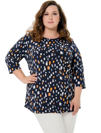 Женская приятная блуза БОЛЬШОГО размера Арт. 2520138  Размеры 48-80