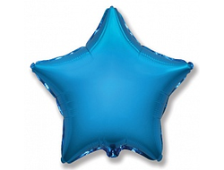 Фольгированный шар  звезда "Синий"