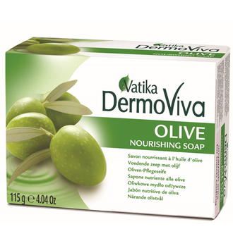 Питательное мыло с Оливой Vatika Dermoviva Olive Soap, 115 гр