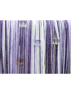 Нитяная штора "Радуга" с кристалликом. 3х3 м