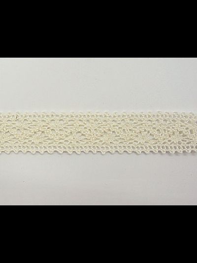 Арт. TBY 5237, KRUZHEVO 20 мм. Тесьма вязаная, тонкая нить