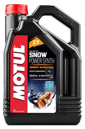 Масло моторное для снегоходов Motul SNOWPOWER SYNTH 2T (Синтетика) - 4Л  (108210)