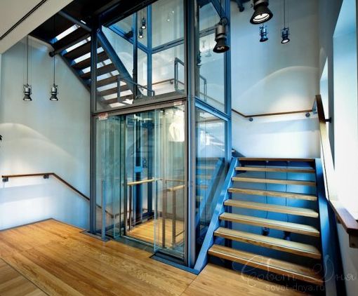 Панорамный лифт в частный дом