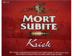 "Mort Subite Kriek Lambic (Морт Субит Крик Ламбик)", вишневое, (Бельгия), алкоголь: 4,3%, Плотность: 12,6%.