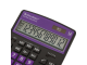 Калькулятор настольный BRAUBERG EXTRA COLOR-12-BKPR (206x155 мм),12 разрядов, двойное питание, ЧЕРНО-ФИОЛЕТОВЫЙ, 250480