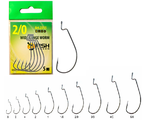 Крючок FishSeason офсетный Wide Range Worm  №2 (10уп. по 5шт) арт. 2315