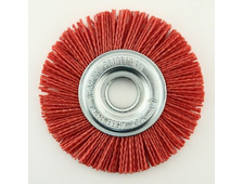 Нейлоновая дисковая щетка GermaFlex 150x22 мм С красный абразив
