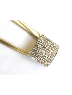 "Анкара", подхват со стразами металлический