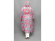 Удлиненная туника из шифона Арт. 1226 (Цвет розовый) Размеры 58-84