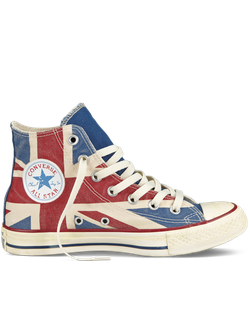 Кеды Converse All Star Distressed Union Jack с британским флагом женские