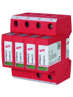 952405 УЗИП класса II DEHNguard M DG M TNS 275 FM для трехфазных систем TNS с контактом для удаленной сигнализации