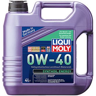 Синтетическое моторное масло LIQUI MOLY Synthoil Energy 4t 0W-40 (4 л) (7536)