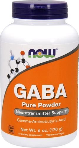 (NOW) GABA Pure Powder - (170 гр)