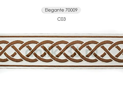 Арт. 70009, серия Elegante. Бордюр с кельтским орнаментом