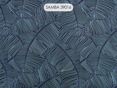 Samba, вискозная портьера с тропической темой узора