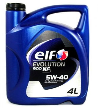 ELF Evolution 900 NF 5W40 масло мот. синт. 4л