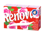 Платочки бумажные Renova Flore 4 слоя 6*10 Rosa