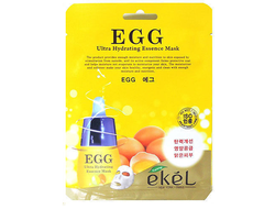 Тканевая маска для лица с Экстрактом Яичного Желтка Ekel Egg Mask,Корея