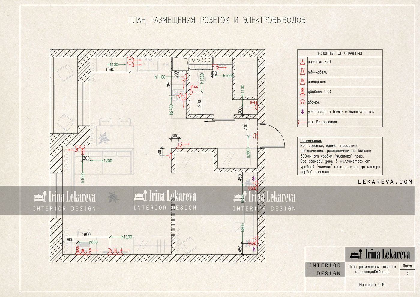 проект электрики в квартире