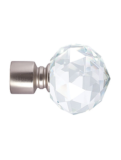 "Кула-кристалл", шарообразный наконечник для карнизов. 16 мм