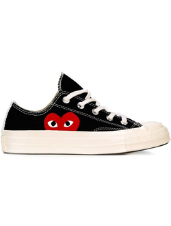 Кеды Converse X Comme Des Garçons Play Chuck 70 Low Top черные низкие