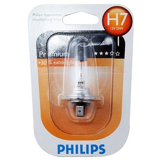 Лампа Philips H7 Premium 12 V (55 W) в блистере