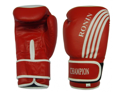 Перчатки бокс Champion, 14 унц,, кожа (YM-714(14))