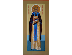 Андрей Рублев, святой преподобный Рукописная мерная икона.