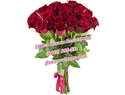 Букет 23 бордовых розы