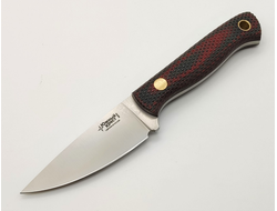 Нож Термит сталь N690 красно-черная микарта