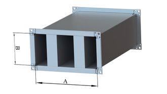 ПРЯМОУГОЛЬНЫЙ ВОЗДУХОВОД ОЦИНКОВКА - ШУМОГЛУШИТЕЛЬ ПРЯМОУГОЛЬНЫЙ - 0,7-1,0