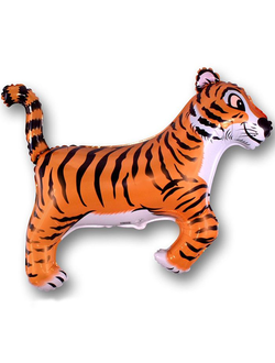 Фольгированная фигура с гелием "Тигр"