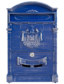 Ящик почтовый А-4010В Антик синий