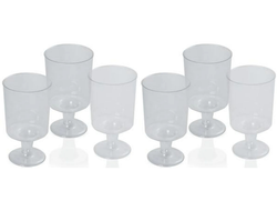 Фужер &quot;КРИСТАЛЛ на ножке&quot;, 170 мл, цвет прозрачный, набор 6 штук