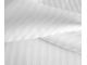 Подушка с молнией и ластовицей формы U 340 х 35 см био пух, с наволочкой на молнии сатин Люкс белый страйп