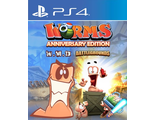 Worms Anniversary Edition (цифр версия PS4) RUS 1-6 игроков