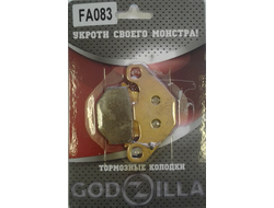 Тормозные колодки Godzilla FA083 (FA067, FA67, FA83) для Cectek и Stels 600GT\700GT\D\800GT\D\600Y Leopard\CF Moto U8