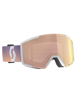 Маска горнолыжная SCOTT Shield white/soft pink/AMP rose chrome S2 ES277837-7887348