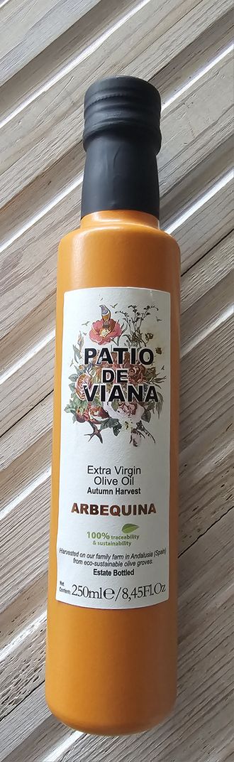 Оливковое масло SIMPLY Patio de Viana Arbequina, 250 мл