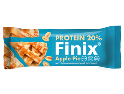 Протеиновый финиковый батончик Finix, арахисом и яблоком "Эппл Пай", 30 гр (6 гр протеина)