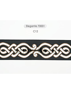 Арт. 70001, серия Elegante. Декоративный бордюр для портьер в рулонах