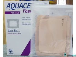 Аквасель Фоум с силиконовым адгезивом (Aquacel Foam, adh) 25 х30 см