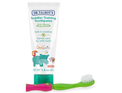 DR. TALBOT'S TODDLER TOOTHPASTE - ДЕТСКАЯ ЗУБНАЯ ПАСТА + ЗУБНАЯ ЩЁТКА