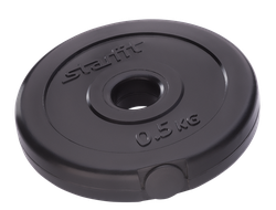 Диск пластиковый STARFIT BB-203, d=26 мм, черный
