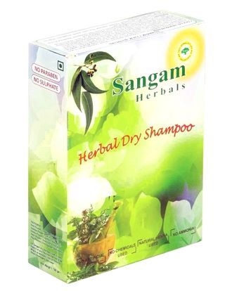 Травяной сухой шампунь Herbal Dry Shampoo Sangam, 100 гр