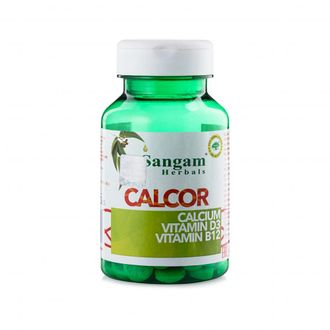 CALCOR (КАЛКОР) Кальций коралловый Sangam Herbals 750 мг 60 таб.