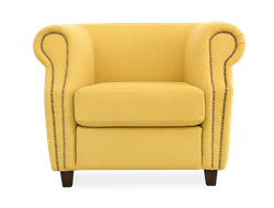Кресло Бруклин, Размер 990х800х770 сиденье 470 мм, тон массива бука обивка и молдинг на выбор